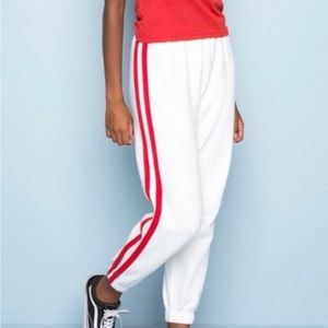 Brandy Melville striped sweatpants